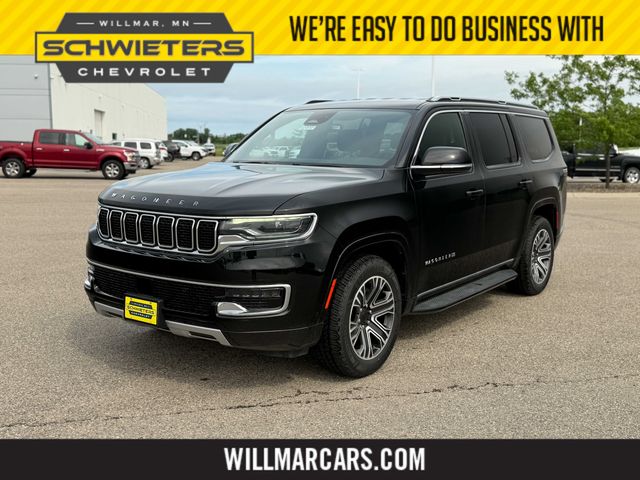 Diamond Black Crystal Pearlcoat 2024 Jeep Wagoneer Series II 4WD SUV / Crossover Four-Wheel Drive 8-Speed Automatic