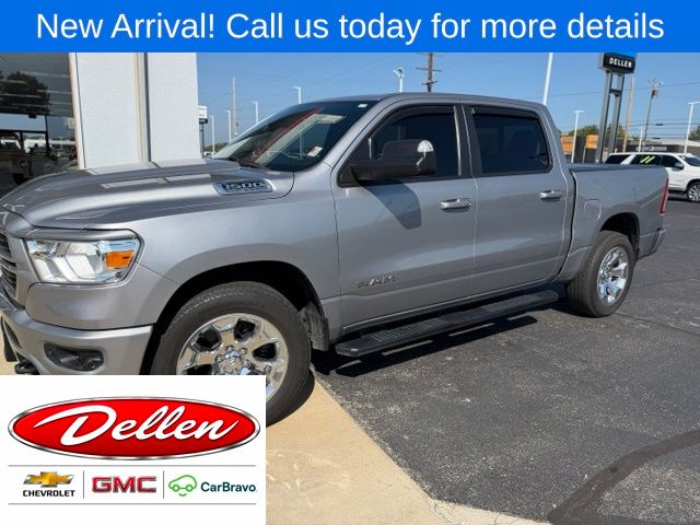 Billet Silver Metallic Clearcoat 2019 RAM 1500 Pickup Truck Four-Wheel Drive 8-Speed Automatic