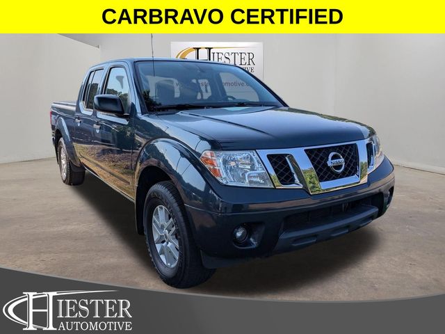 Arctic Blue Metallic 2018 Nissan Frontier SV V6 Crew Cab 4WD Pickup Truck Four-Wheel Drive 5-Speed Automatic Overdrive
