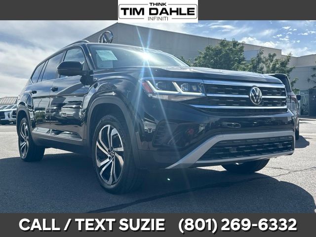 Black 2022 Volkswagen Atlas SUV / Crossover All-Wheel Drive 8-Speed Automatic
