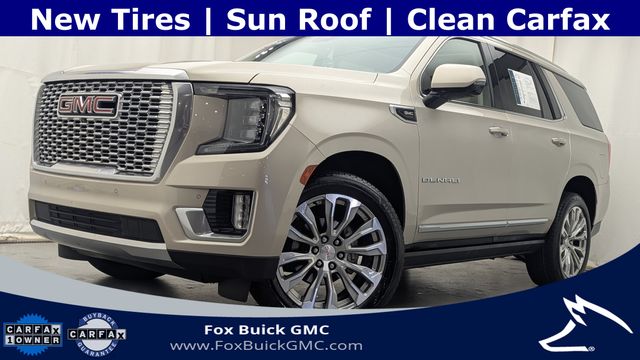 Brown (Pearl Beige Metallic) 2024 GMC Yukon Denali 4WD SUV / Crossover Four-Wheel Drive