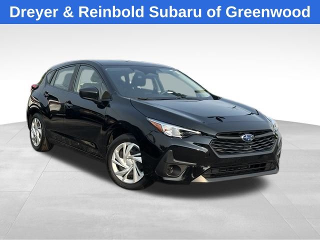 Crystal Black Silica 2025 Subaru Impreza Wagon All-Wheel Drive Continuously Variable Transmission