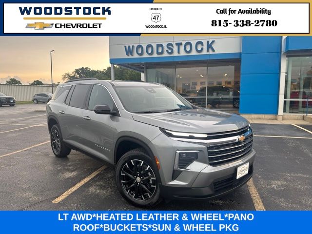 Sterling Gray Metallic 2026 Chevrolet Traverse SUV / Crossover Four-Wheel Drive 8-Speed Automatic