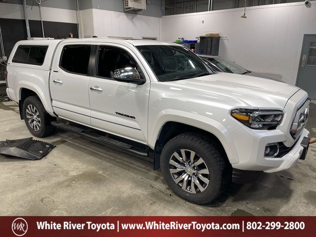 White (Wind Chill Pearl) 2023 Toyota Tacoma Limited Double Cab 4WD Pickup Truck Four-Wheel Drive 6-Speed Automatic