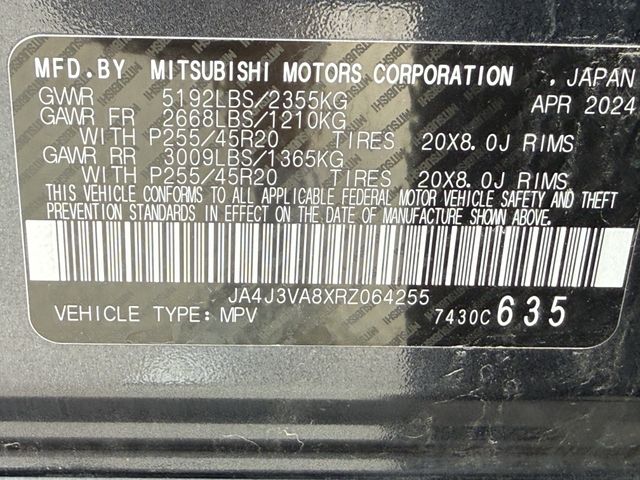 2024 Mitsubishi Outlander SE Black at Emmons Autoplex