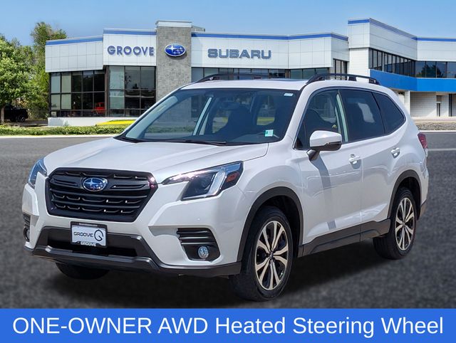 Crystal White Pearl 2023 Subaru Forester SUV / Crossover All-Wheel Drive Continuously Variable Transmission