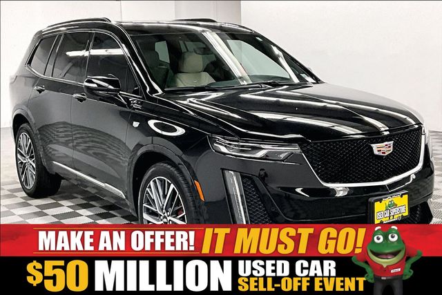 Stellar Black Metallic 2024 Cadillac XT6 SUV / Crossover Four-Wheel Drive 9-Speed Automatic