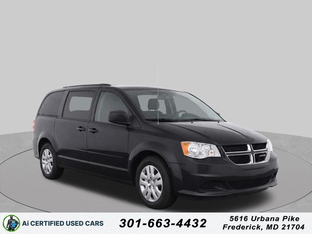 Brilliant Black Crystal Pearlcoat 2017 Dodge Grand Caravan Minivan Front-Wheel Drive 6-Speed Automatic