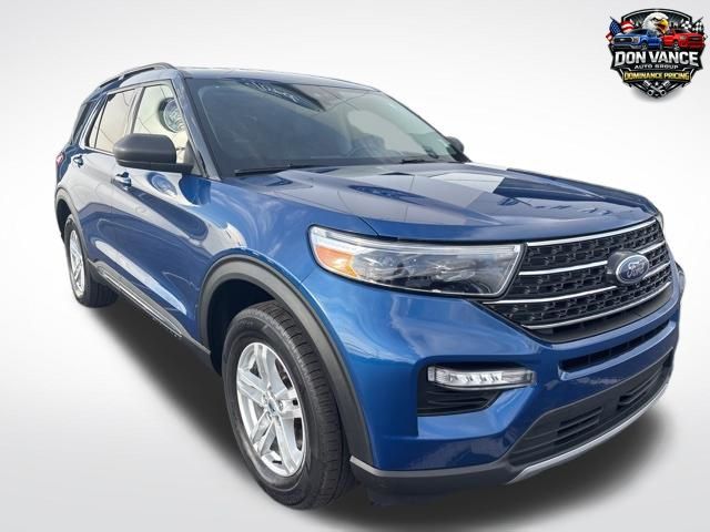 Blue Metallic 2023 Ford Explorer XLT AWD SUV / Crossover All-Wheel Drive Automatic