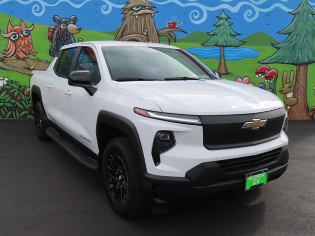 Summit White 2024 Chevrolet Silverado EV Pickup Truck All-Wheel Drive 1-Speed Automatic