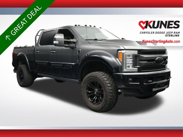 Gray (Magnetic) 2018 Ford F-250 Super Duty Lariat Crew Cab 4WD Pickup Truck Four-Wheel Drive 6-Speed Automatic