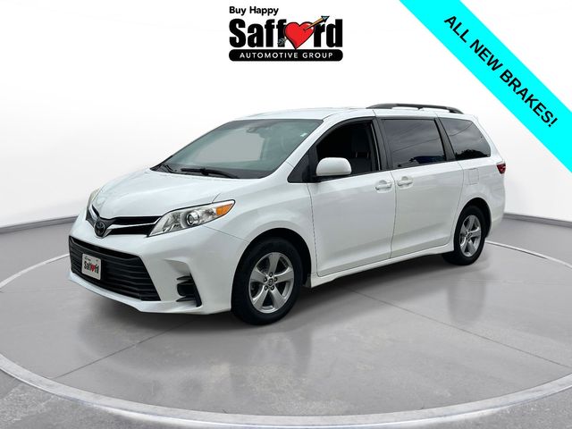 Super White 2020 Toyota Sienna Minivan Front-Wheel Drive 8-Speed Automatic