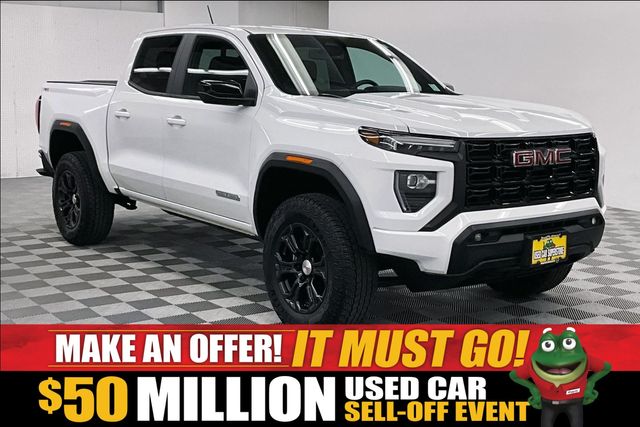 Summit White 2024 GMC Canyon Pickup Truck Four-Wheel Drive 8-Speed Automatic