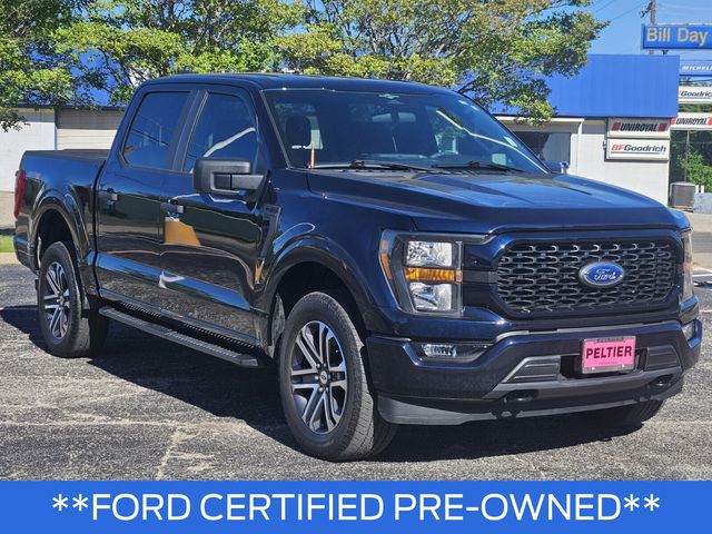 Antimatter Blue Metallic 2023 Ford F-150 XL SuperCrew 4WD Pickup Truck Four-Wheel Drive Automatic