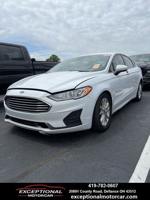 Oxford White 2020 Ford Fusion Sedan Front-Wheel Drive 6-Speed Automatic