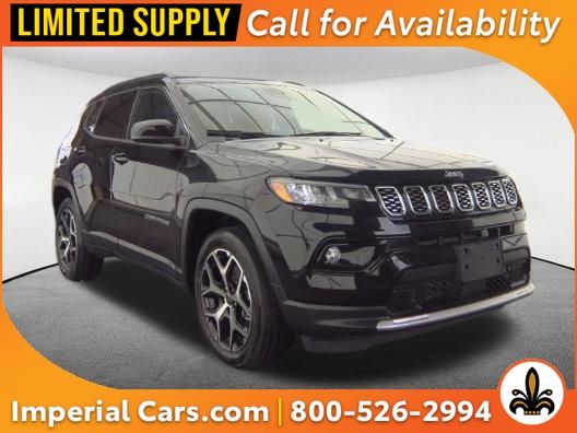 Diamond Black Crystal PC 2025 Jeep Compass SUV / Crossover Four-Wheel Drive 8-Speed Automatic