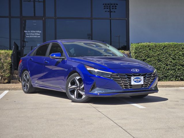 Intense Blue 2023 Hyundai Elantra Sedan Front-Wheel Drive Continuously Variable Transmission