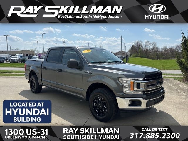 Gray (Magnetic) 2018 Ford F-150 XLT SuperCrew RWD Pickup Truck 4X2 6-Speed Automatic