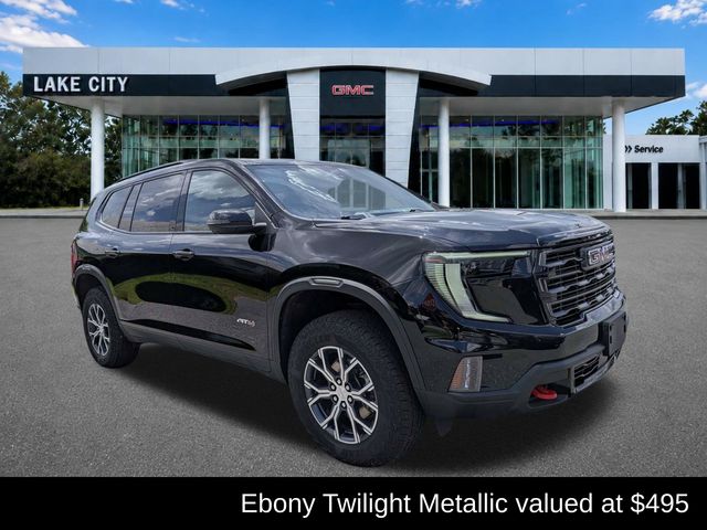 Black (Ebony Twilight Metallic) 2025 GMC Acadia SUV / Crossover Four-Wheel Drive 8-Speed Automatic