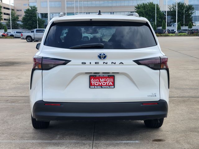 2024 Toyota Sienna LE White at Gullo Toyota