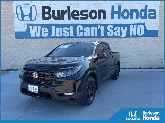 Crystal Black Pearl 2026 Honda Ridgeline Black Edition AWD Pickup Truck All-Wheel Drive 9-Speed Automatic