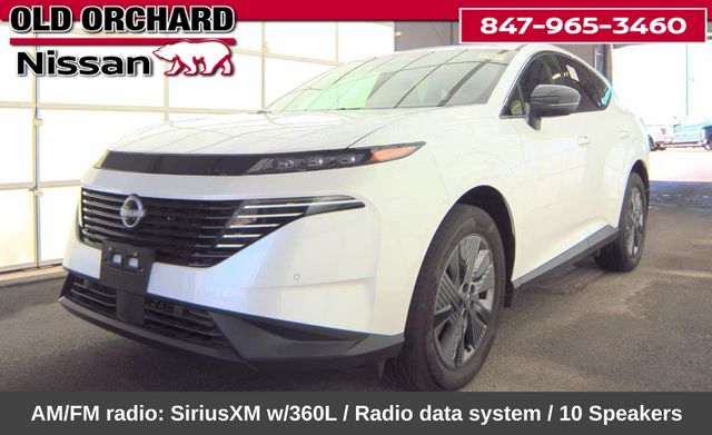 Everest White Pearl Tricoat 2025 Nissan Murano SUV / Crossover All-Wheel Drive 9-Speed Automatic