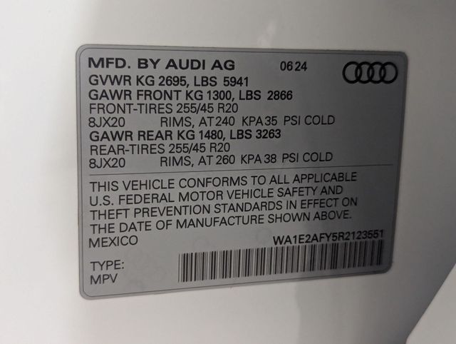 used 2024 Audi Q5 e car