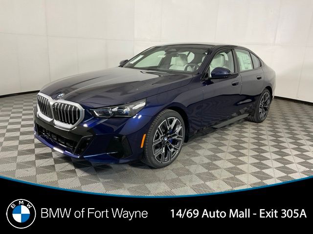Tanzanite Blue II Metallic 2026 BMW 5 Series Sedan All-Wheel Drive 8-Speed Automatic