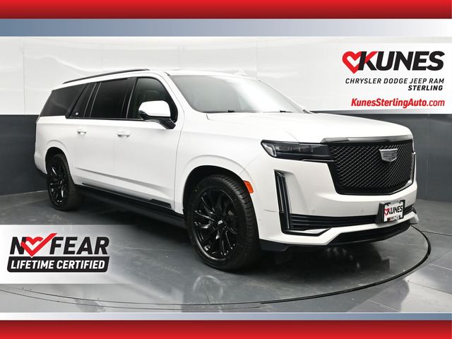 White 2023 Cadillac Escalade ESV SUV / Crossover Four-Wheel Drive Automatic
