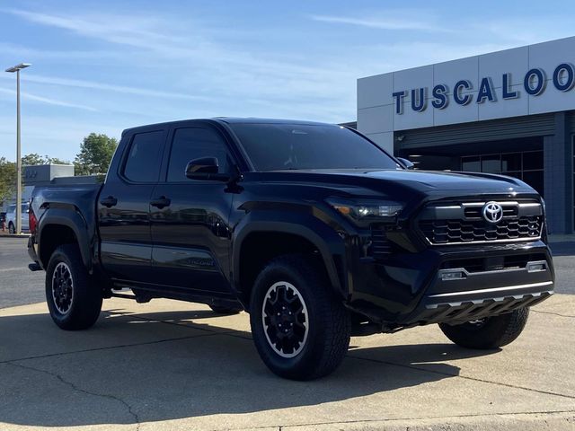 Black 2025 Toyota Tacoma TRD Off-Road Double Cab 4WD Pickup Truck Four-Wheel Drive 8-Speed Automatic
