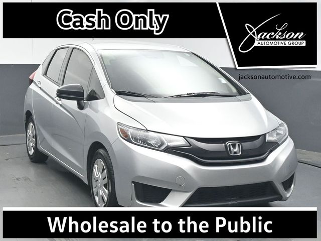 Silver 2015 Honda Fit LX Hatchback Front-Wheel Drive Continuously Variable Transmission