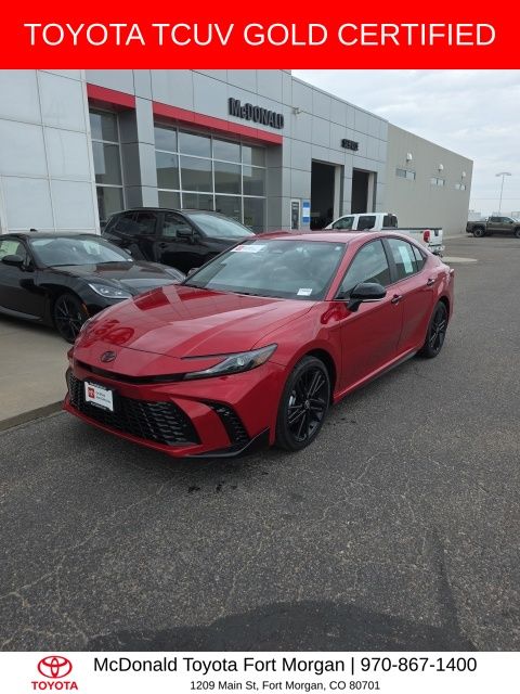 Supersonic Red 2026 Toyota Camry Sedan All-Wheel Drive Continuously Variable Transmission