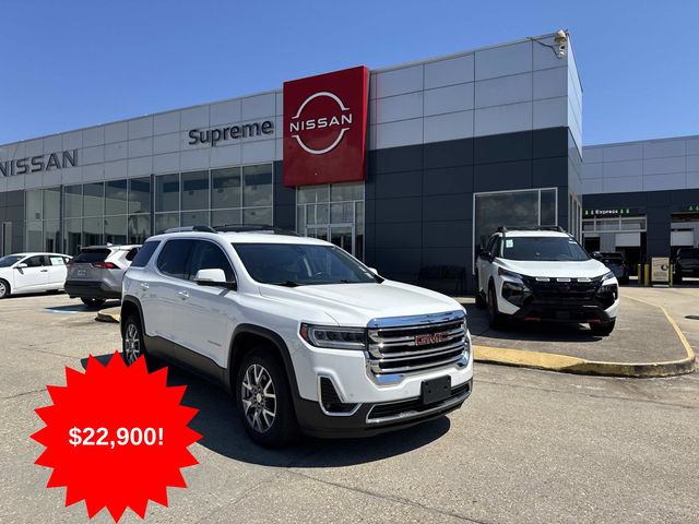 Summit White 2021 GMC Acadia SLT AWD SUV / Crossover Four-Wheel Drive 9-Speed Automatic