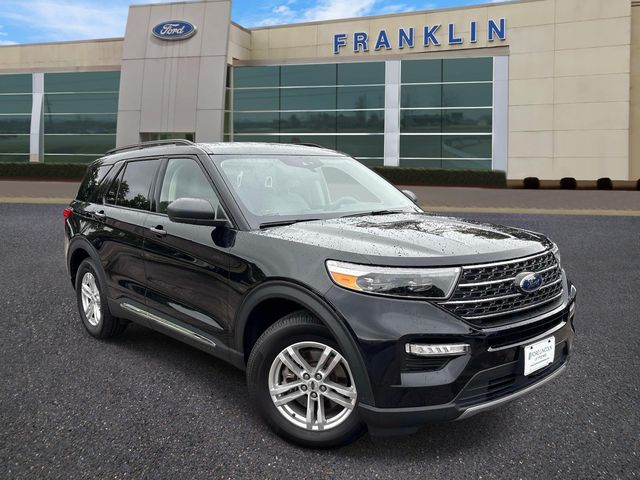 Black Metallic 2022 Ford Explorer SUV / Crossover Rear-Wheel Drive Automatic