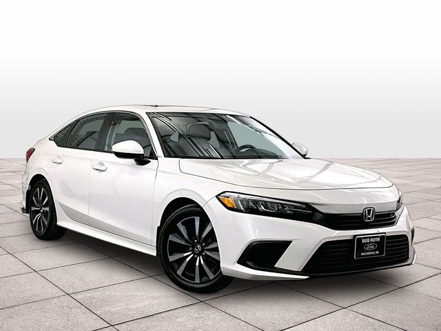 2023 Honda Civic EX White at Bob Ruth Ford