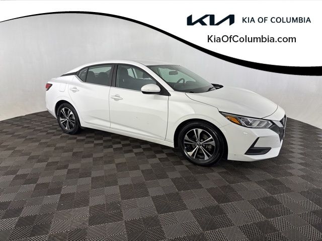 White (Fresh Powder) 2022 Nissan Sentra SV FWD Sedan Front-Wheel Drive Continuously Variable Transmission