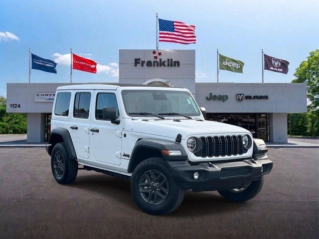 Bright White Clearcoat 2025 Jeep Wrangler SUV / Crossover Four-Wheel Drive 8-Speed Automatic
