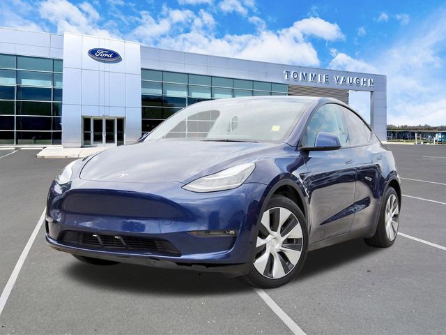 Blue 2022 Tesla Model Y Long Range AWD SUV / Crossover All-Wheel Drive 1-Speed Automatic