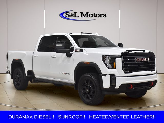 Summit White 2024 GMC Sierra 2500HD Pickup Truck Four-Wheel Drive Automatic