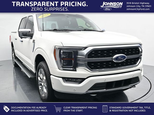 Star White Metallic Tri-Coat 2022 Ford F-150 Pickup Truck Four-Wheel Drive Automatic