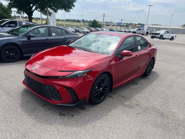 Red 2026 Toyota Camry Sedan Front-Wheel Drive Continuously Variable Transmission