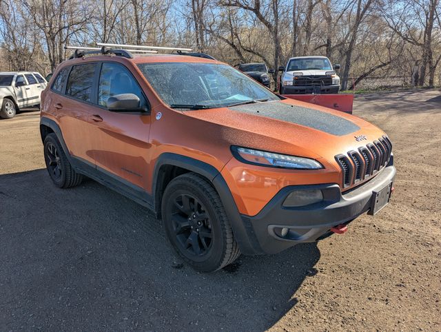 2015 Mango Tango Pearlcoat Jeep Cherokee Trailhawk 4X4 SUV