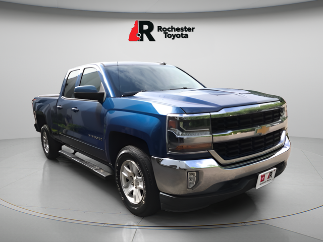 Deep Ocean Blue Metallic 2018 Chevrolet Silverado 1500 LT Double Cab 4WD Pickup Truck Four-Wheel Drive 6-Speed Automatic Overdrive