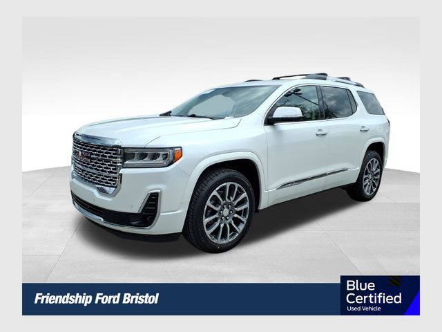 White Frost Tricoat 2021 GMC Acadia SUV / Crossover Four-Wheel Drive 9-Speed Automatic