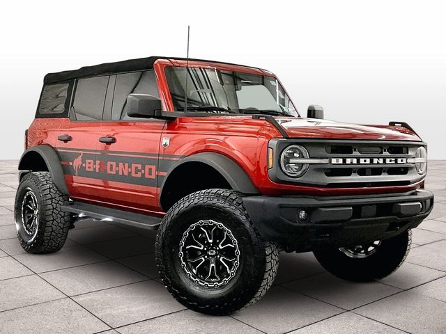 2022 Ford Bronco Big Bend Red at Klick Lewis Buick Chevrolet
