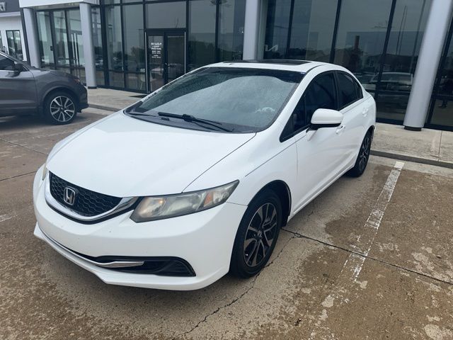 2014 Honda Civic EX Sedan Front-Wheel Drive Continuously Variable Transmission