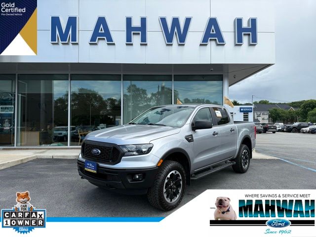 Iconic Silver Metallic 2021 Ford Ranger Pickup Truck Four-Wheel Drive Automatic