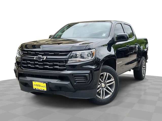 Black 2022 Chevrolet Colorado Work Truck Crew Cab RWD Pickup Truck 4X2 6-Speed Automatic