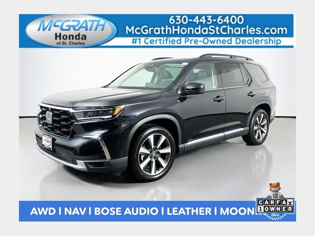 Crystal Black Pearl 2023 Honda Pilot Elite AWD SUV / Crossover All-Wheel Drive Automatic