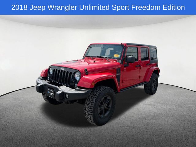 Firecracker Red Clearcoat 2018 Jeep Wrangler SUV / Crossover Four-Wheel Drive 6-Speed Manual